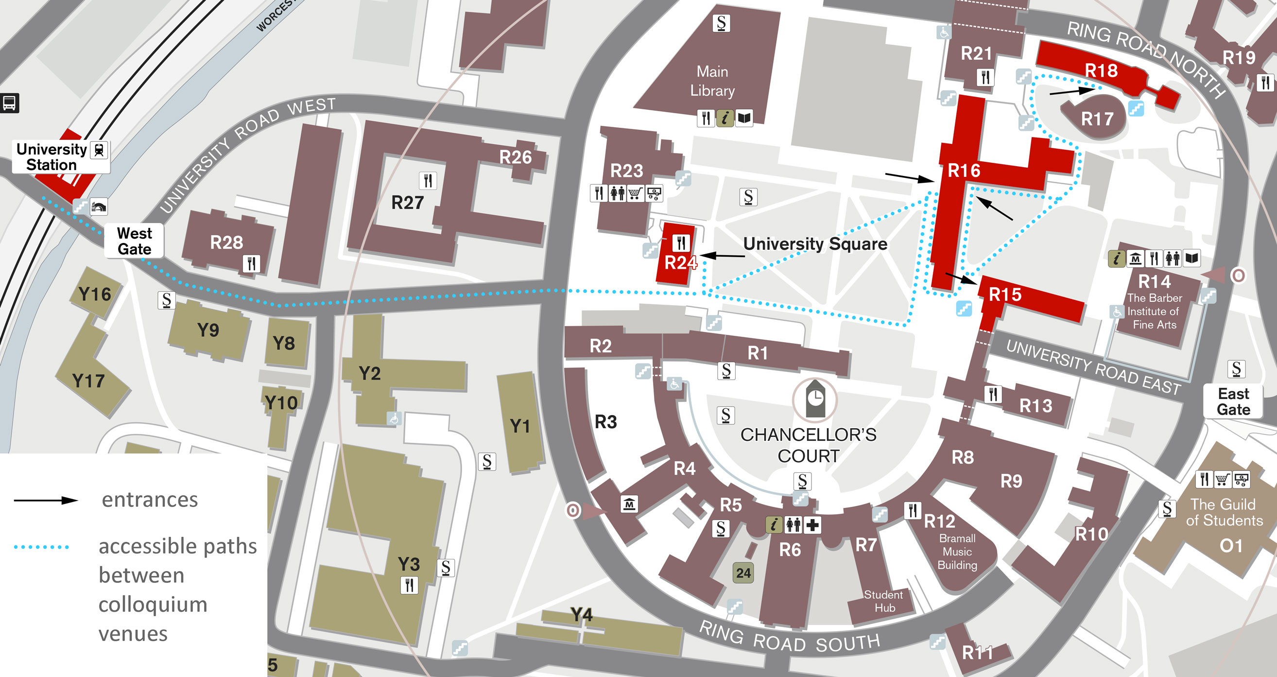 Annotated Campus Map